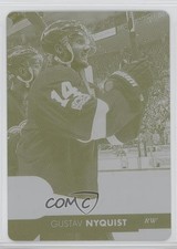 2017-18 Upper Deck Printing Plate Yellow 1/1 Gustav Nyquist #66 0c3