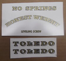 NEW TOLEDO SCALE COMPLETE WATER TRANSFER DECAL SET 