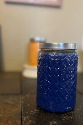 GOLD CANYON Candle BLUEBERRY & HIMALAYAN SALT  26 oz. Large discontinued NEW - Image 1 of 3