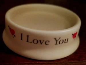Hard To Find Goebel Coaster I Love You Signed @LOOK@ - Picture 1 of 5