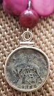 Ancient Roman Empire She Wolf & Twins URBS Goddess Roma Coin Necklace