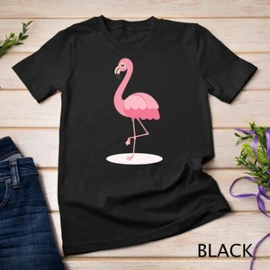 LINDAS CAMISETAS ROSA FLAMINGO para niños, niños, niñas, mujeres camiseta unisex - Imagen 1 de 15