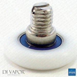 Rueda de puerta corredera de ducha Di Vapor (R) 26 mm poleas giratorias de calidad - Imagen 1 de 5