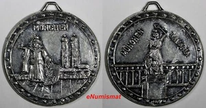GERMANIA MUNICH BAVARIA MEDAGLIA MUNCHEN 38mm+anello (18 307) - Foto 1 di 3