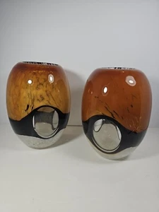 Murano Style Peek-A-Boo Vase Set - Picture 1 of 8