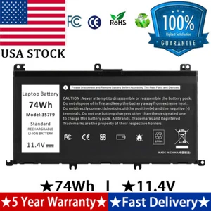 357F9 Battery For Dell Inspiron 15 7000 5576 7566 7559 71JF4 071JF4 Notebook - Picture 1 of 14