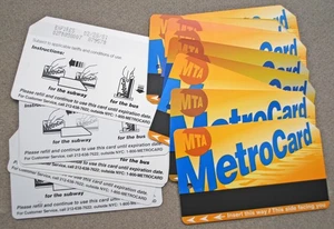 17 gebrauchte und abgelaufene 2001 NYC MetroCards - abgelaufen keine Barwert Erinnerungsstücke - Bild 1 von 1