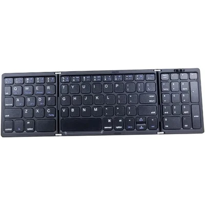 Faltbare Bluetooth Tastatur, USB Wiederaufladbare Tastatur für IOS, Android, 6447 - Bild 1 von 4