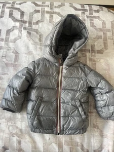 Baby Moncler graue Jacke Puffer Größe 18/24 Monate  - Bild 1 von 14
