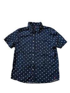 AE American Eagle Button Up Kragen Hemd Blau Herren Größe M Guter Zustand - Bild 1 von 10