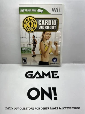 Gold's Gym Cardio Workout (Nintendo Wii, 2009) Complete w/ Manual - Tested - Image 1 of 4