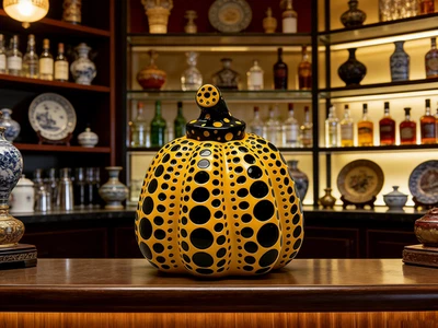 Kusama Yayoi Naoshima objeto limitado abóbora amarela rara takashi murakami Novo - Imagem 1 de 4