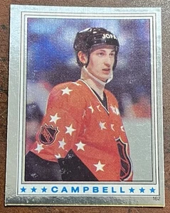 1982 Wayne Gretzky Topps Foil All Star Sticker #162 Near Mint HOF The Great One - Picture 1 of 2