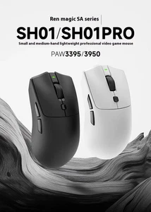 RAWM SA-SH01 Wireless Mouse | Three Mode PAW3395 Sensor Gaming Mouse - Picture 1 of 8