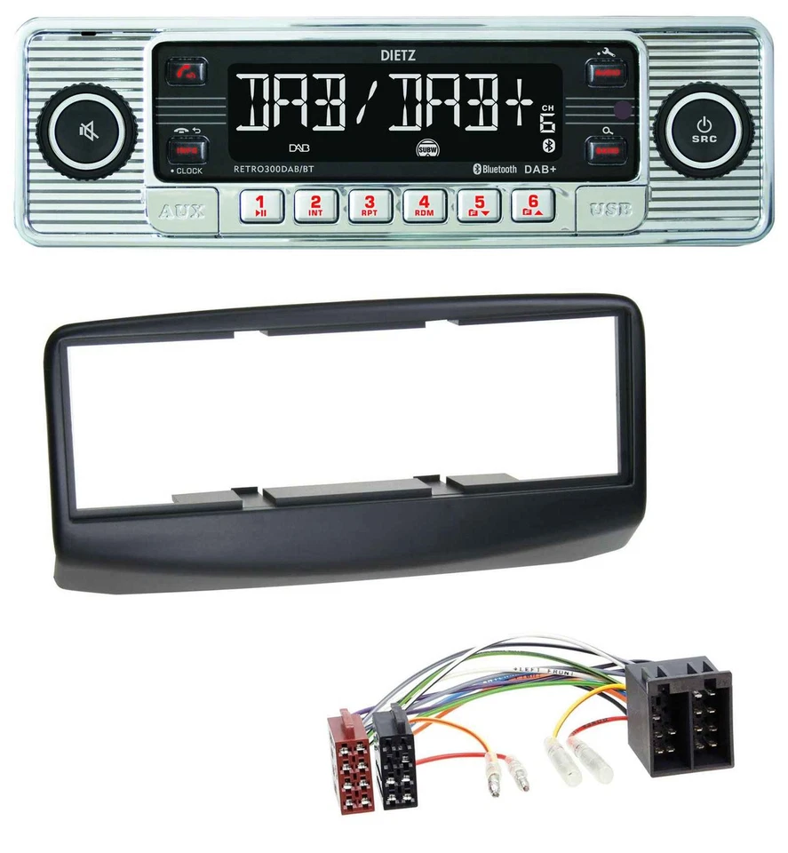 Dietz Bluetooth MP3 DAB USB Autoradio für Fiat Multipla 186 Facelift 2006-2010 - Bild 1 von 4