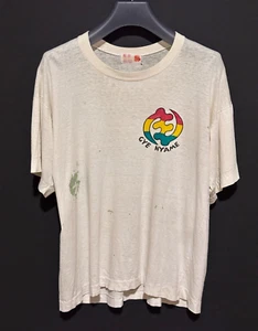 Vintage 80's 90's Peace Corps Ghana rasta tee - Picture 1 of 13