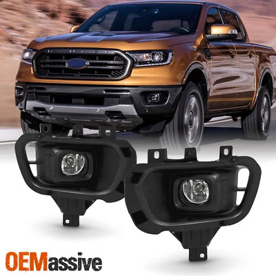 Par de luces antiniebla para Ford Ranger 2019-2023 [tipo halógeno] con interruptor de arnés de cableado Foto 1 de 4