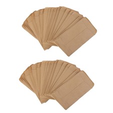 100 PCS Seed Envelopes Kraft Seed Paper Bags Mini Coin Packets Envelopes FD8