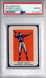 1952 Wheaties Johnny Lujack Action Card PSA 8 Chicago Bears Notre Dame Heisman
