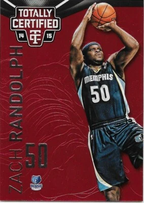 2014-15 Panini Totally Certified Zach Randolph 225/279 Platinum Red #5 - Image 1 of 2