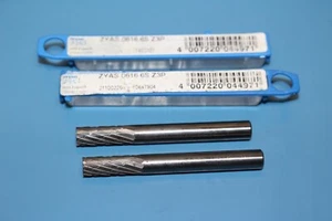 2 x perno di fresatura cavallo HM stampo cilindro metallo duro ZYAS 0616/6 Z3 Plus 21100226 - Foto 1 di 3
