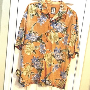 Jaimca Jaxx 100% Silk Hawaiian Shirt, Sz. XL, EUC - Picture 1 of 8