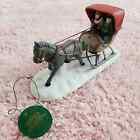Dept 56 heritage village collection one horse open sleigh Christmas decor