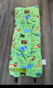 Wildkin Original Nap Mat w/ Pillow for Toddlers, Flannel Sleeping Bag - Picture 1 of 2