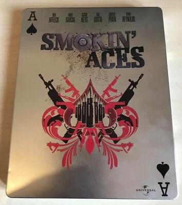 SMOKIN` ACES, STARRING RYAN RENOLDS, RARE GERMAN REGION FREE BLU RAY STEELBOOK - Image 1 of 4
