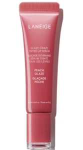 Laneige Glaze Craze Tinted Lip Serum Visibly Plump & High Shine Peach Glaze - Picture 1 of 1