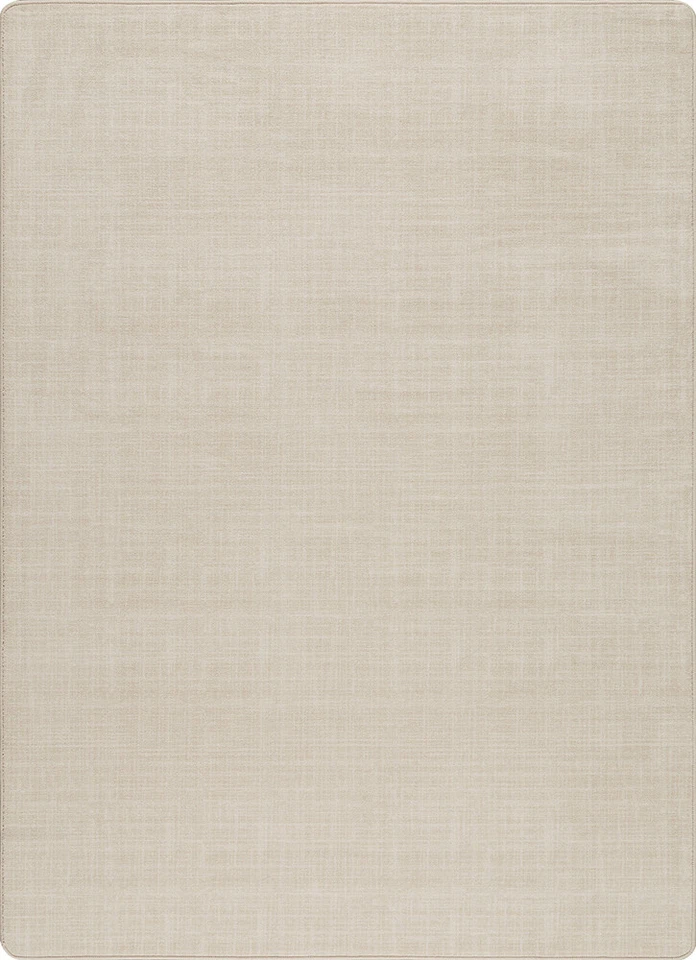 Milliken Green Contemporary Crosshatch Lines Area Rug Solid WHISPER WEAVE MUSLIN - Image 1 of 1