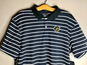 Nike Dri-Fit NEW Golf Polo Men’s (Large) Standard Fit Black/Gray/White #240 - Picture 1 of 9