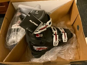 ALPINA SKISCHUHE NAGELNEU *** MODELL J3 *** GR. 240 SCHWARZ *** NIE BENUTZT - Bild 1 von 15