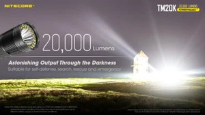 Nitecore TM20K 20000 Lumens Tiny Monster Rechargeable LED Torch - Picture 1 of 12