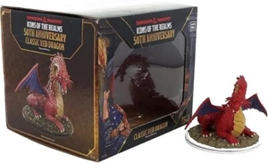 New 50th Anniversary Classic Red Dragon Boxed Miniature D&D Icons of the Realms - Picture 1 of 1