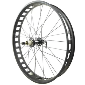 Alex Blizzerk 80 26" REAR Fat Bike Wheel 10x170mm QR Shimano HG Cassette Type - Picture 1 of 4