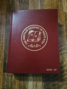 Heritage Registry of Who's Who (2006-07) - Picture 1 of 2