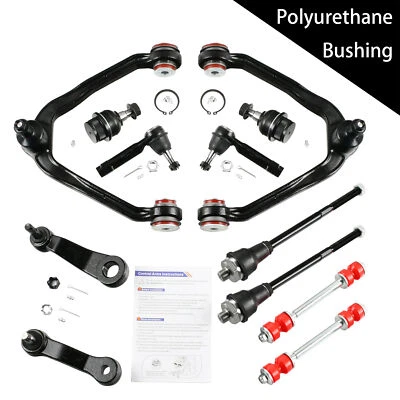 12 peças juntas esféricas de braço de controle superior dianteiro hastes de amarração para Chevy Suburban GMC Yukon - Imagem 1 de 4