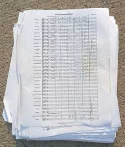 Far Rockaway March for Concert Band Composed by Peter Westin Score and Parts - Picture 1 of 4