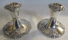PAIR OF WALLACE BAROQUE SILVERPLATE #750 CANDLE HOLDERS