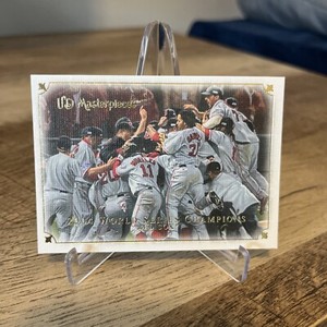 2007 UD Masterpieces #86 2004 World Series Champions Boston Red Sox