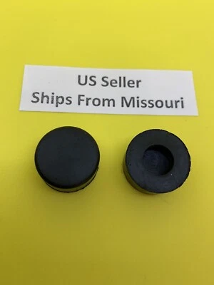 Paquete de 2 parachoques de goma para auto GM Chevy Olds Buick años 50 60 4137121 NUEVO 7/8" Foto 1 de 4