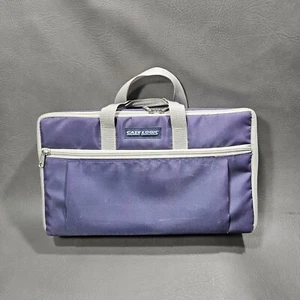Case Logic 30 Cassette Tape Carrying Case Bag Purple Vintage 90s Case Logic Y2K - Picture 1 of 12
