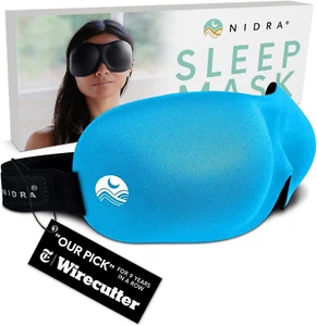 Sleep Mask, Contoured Blackout Sleeping Mask, for Men & Women - Standard Size... - Picture 1 of 12