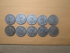 Walking Liberty Half Dollars 1/2 Roll 10 Coins