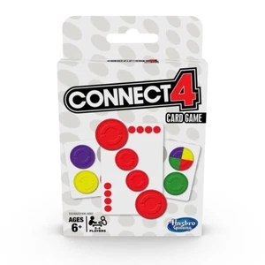 Juego de 4 cartas Connect - Hasbro Gaming 2-4 jugadores edades 6+4 en fila clásico NUEVO - Imagen 1 de 1