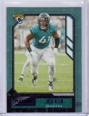 2020 Panini Playbook Josh Allen Purple #18 Jacksonville Jaguars - Image 1 of 2