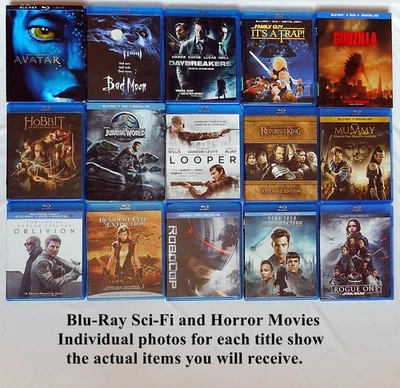 BLU-RAY Science Fiction, Fantasy and Horror Movies - Pick and Choose!! - Image 1 of 2