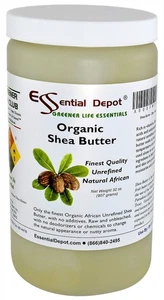 Organic Shea Butter - Grade A - Premium - Unrefined - 32 oz - Picture 1 of 10