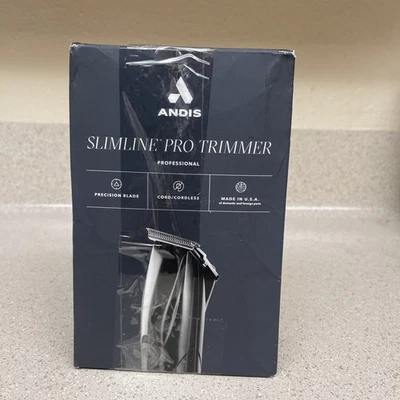 Andis 33785 Slimline Pro Corded/Cordless Hair & Beard Trimmer, T-Blade Open Box - Image 1 of 4